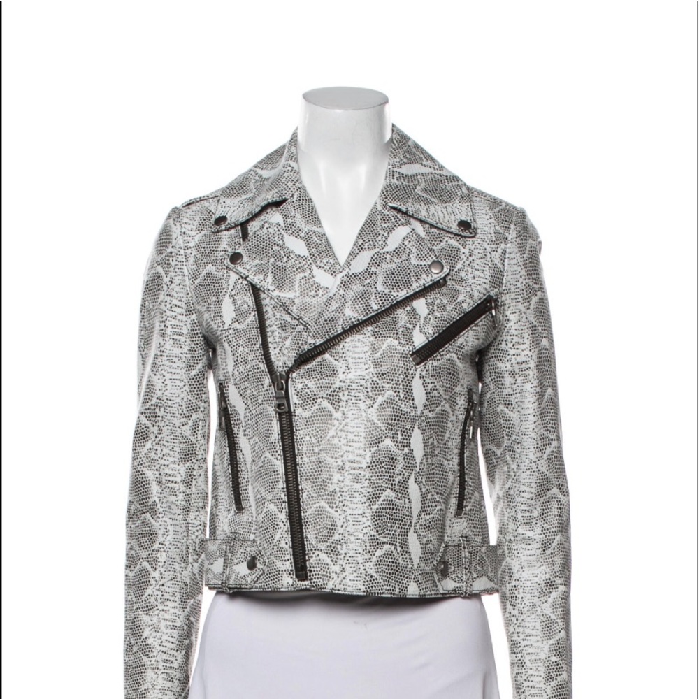 Alice and Olivia leather jacket xs